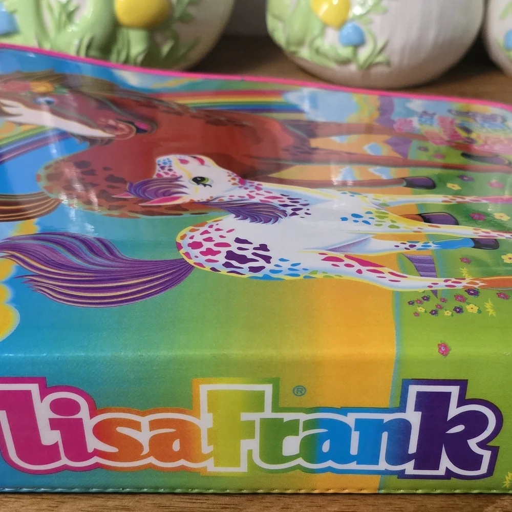Lisa Frank Colorful Horse and Foal Toy